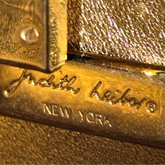 RARE JUDITH LEIBER SWAROVSKI CRYSTAL PAVE MINAUDIERE CLUTCH Vintage, collectors - Picture 12 of 17